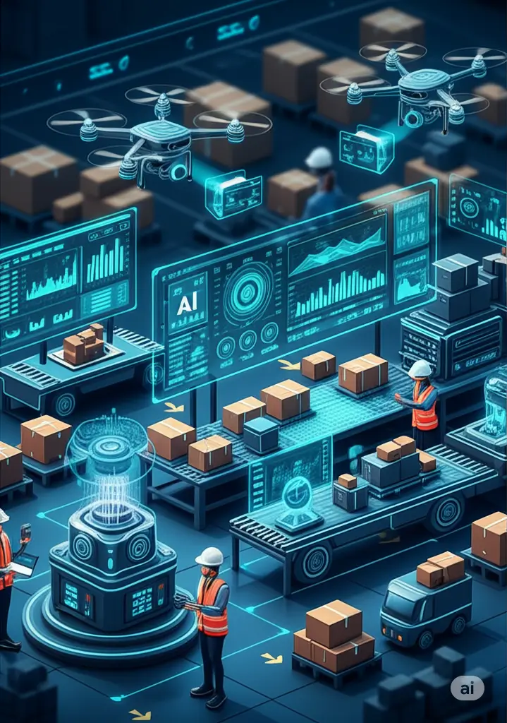 Como a IA Está Revolucionando a Logística e as Cadeias de Suprimentos